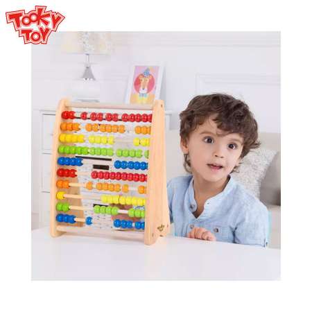 Игровой набор Tooky Toy TKC300A Деревянные счеты