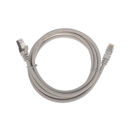 Патч-корд REXANT 2 метра Cat 6 RJ45-RJ45 26AWG LSZH серый