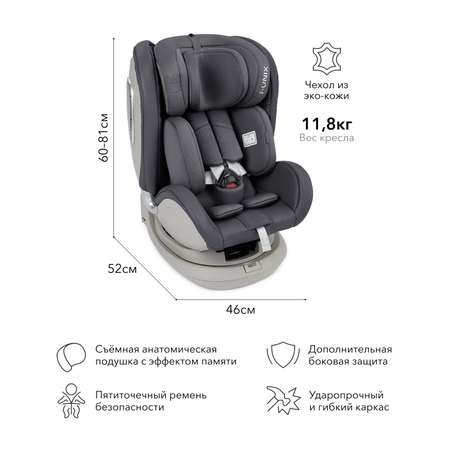 Автокресло Happy Baby I-Unix Graphite