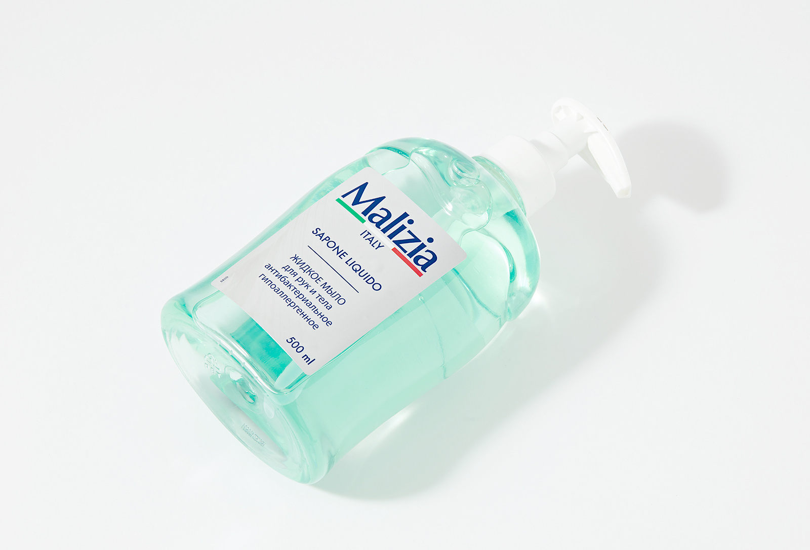 Мыло с дозатором Malizia Hypoallergenic with antibacterial 500 мл - фото 7