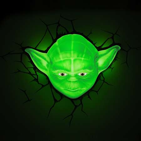 Светильник 3D 3DLightFx Star Wars Yoda Face