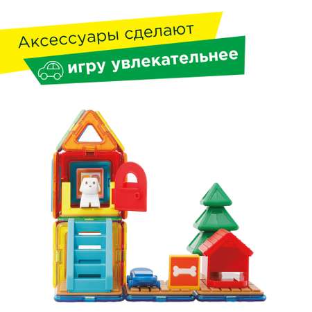 Магнитный конструктор MAGFORMERS Milos Mansion Set 33 детали