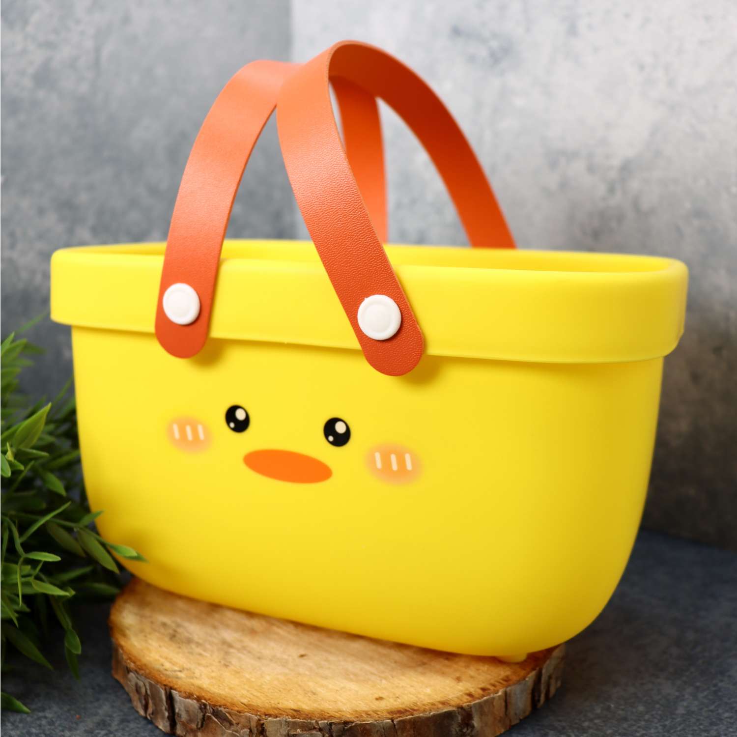 Корзина для хранения iLikeGift Duck yellow - фото 2