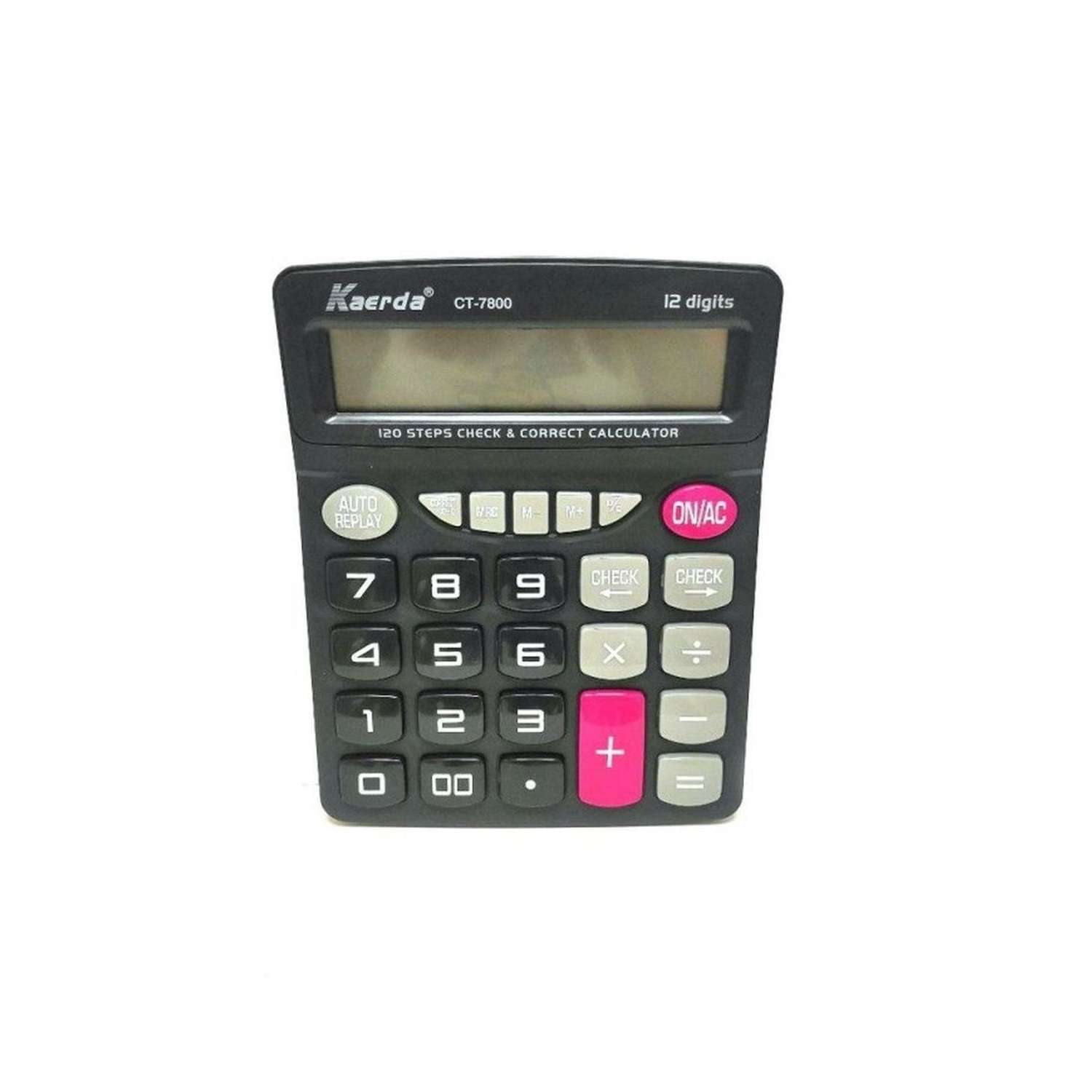 Калькулятор Uniglodis Настольный 12-разрядный с большими кнопками - фото 1
