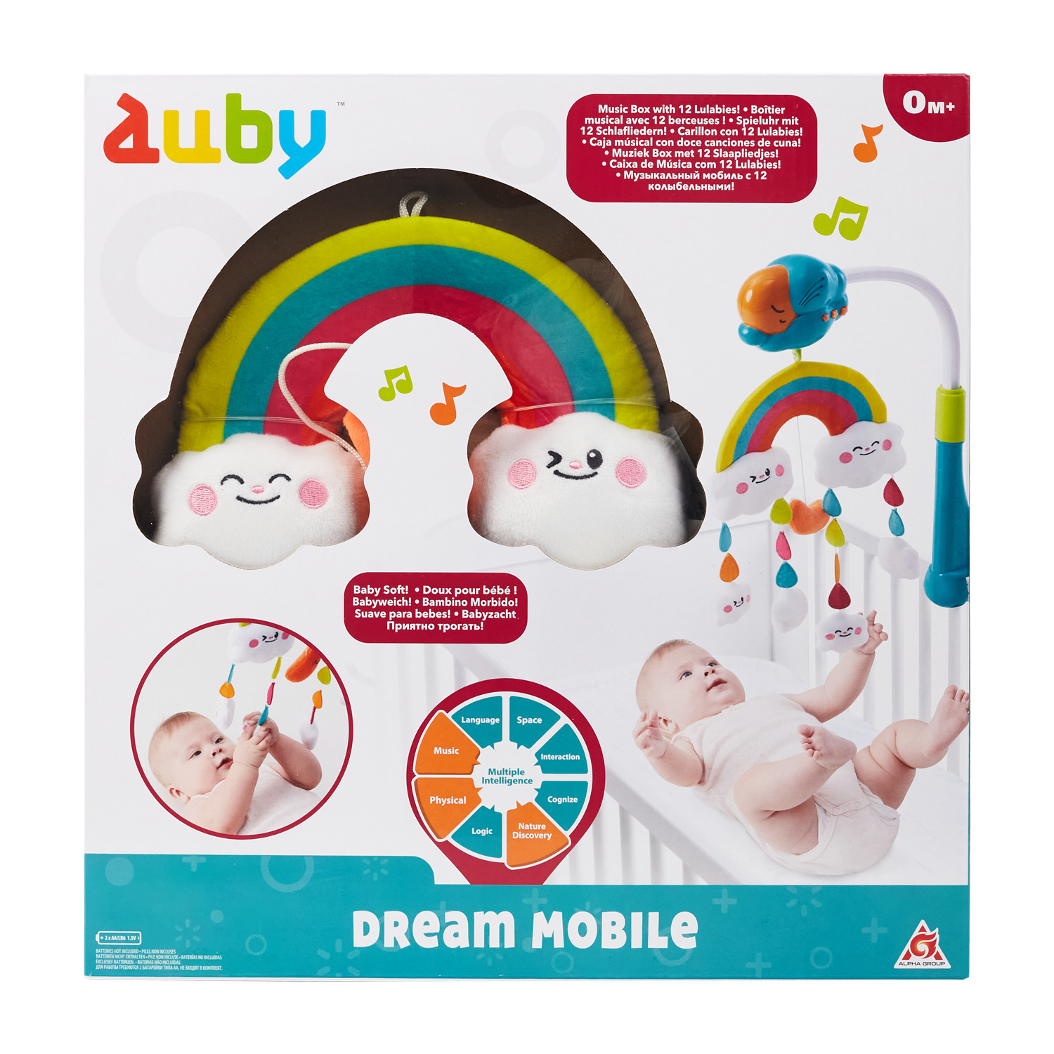 Игрушка Auby Мобиль музыкальный на кроватку 40743 - фото 8