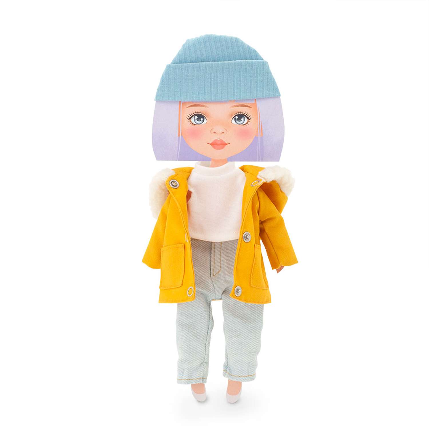 Набор одежды для кукол Orange Toys Sweet Sisters Парка горчичного цвета Серия Европейская зима S10 - фото 1