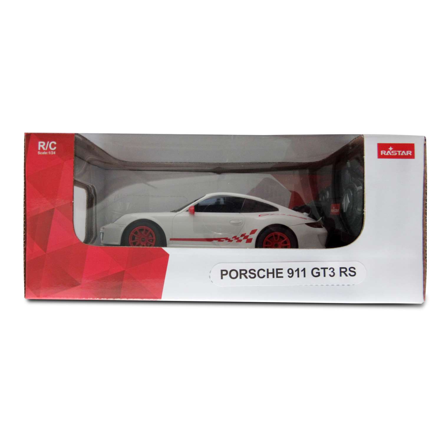 Машина Rastar РУ 1:24 Porsche GT3 RS Белая 39900-1 - фото 2
