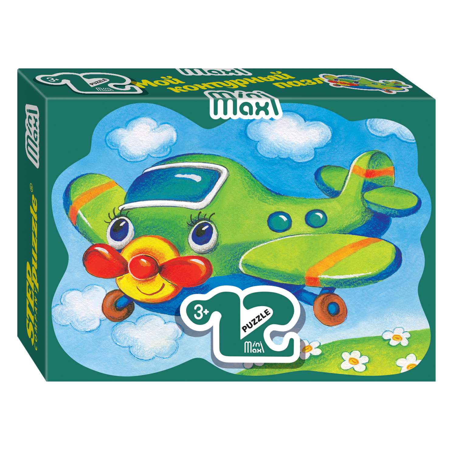 Пазл Step Puzzle Mini Maxi Контур 12элементов в ассортименте - фото 6