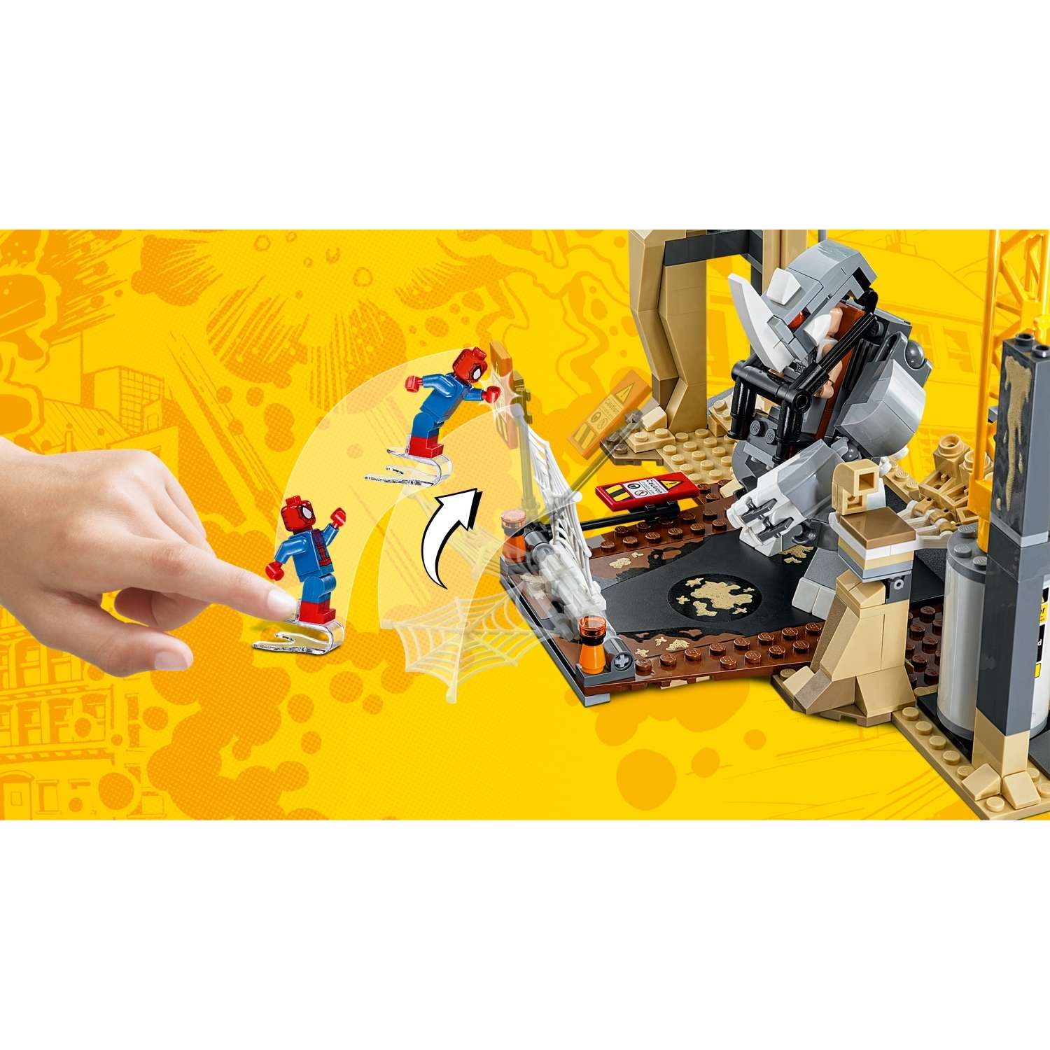 Конструктор LEGO Super Heroes Носорог и Песочный человек против Супергероев (76037) - фото 6