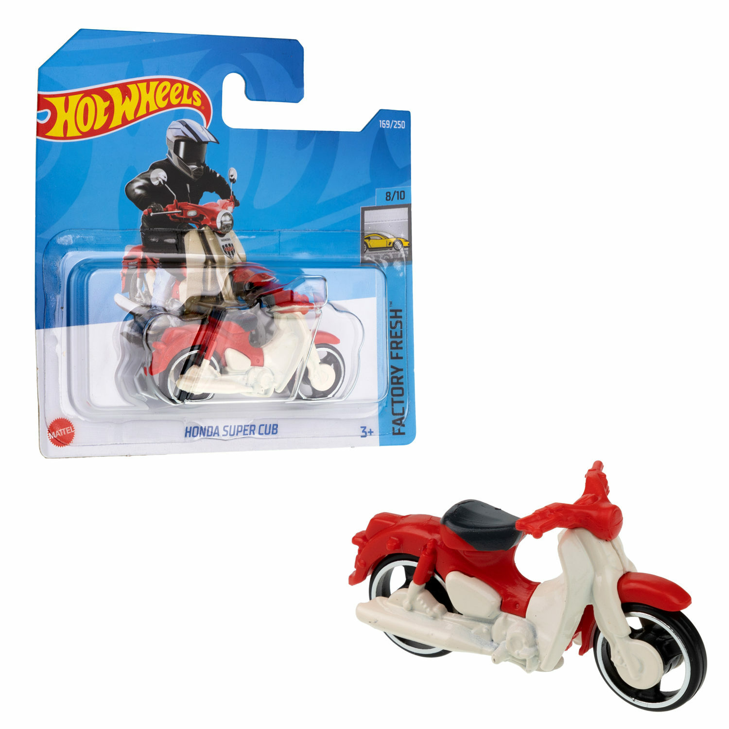 Коллекционная машинка Hot Wheels Honda super cub красный купить по цене 572  ₽ в интернет-магазине Детский мир