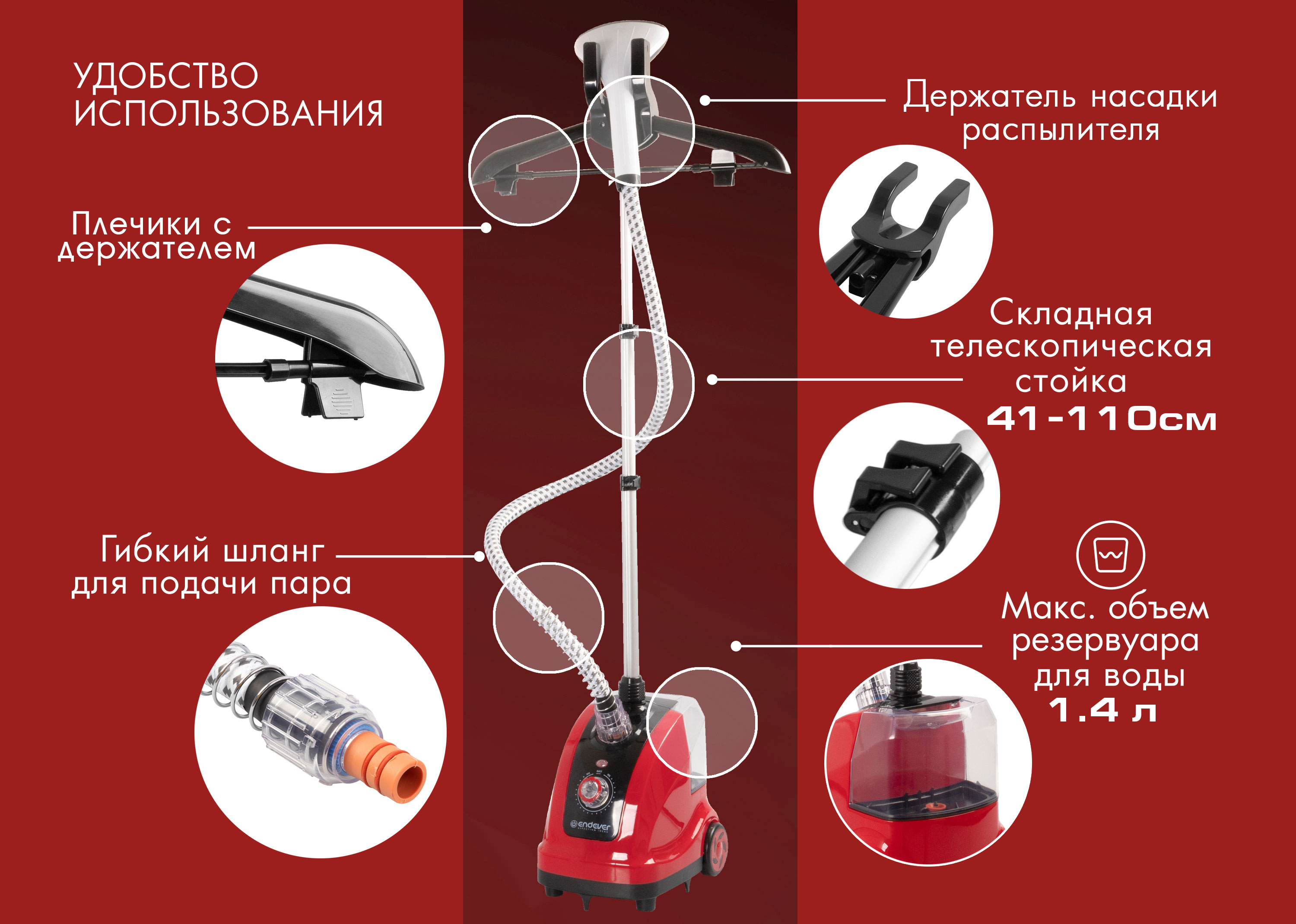 Отпариватель ENDEVER ODYSSEY Q-106