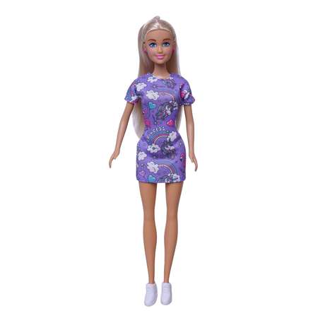 Кукла Demi Star в платье единорог Фиолетовое 99666-2