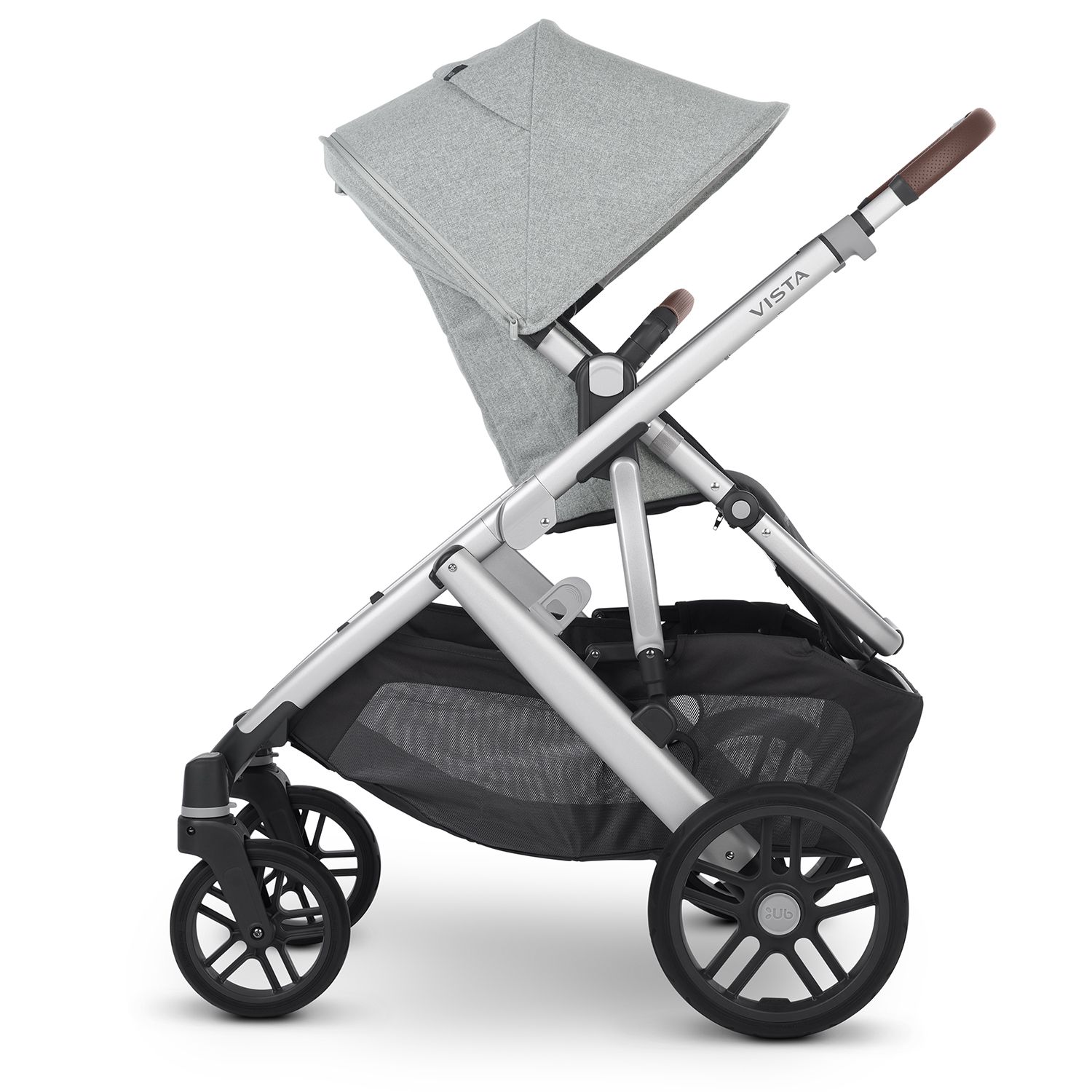 Коляска 2в1 UPPAbaby Vista V2 Stella Серебристый меланж - фото 15