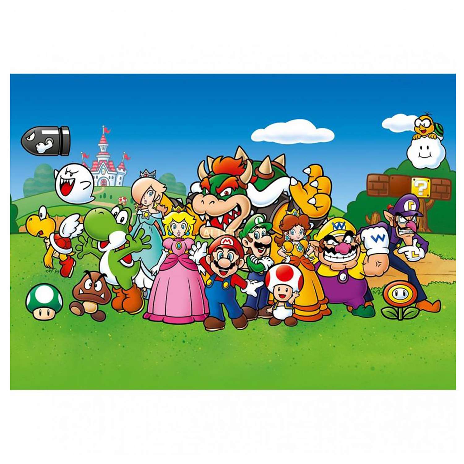 Пазл 500 деталей Winning Moves Супер Марио и друзья Mario and Friends - фото 2