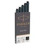 Картриджи чернильные PARKER Cartridge Quink черные 5шт картонная коробка