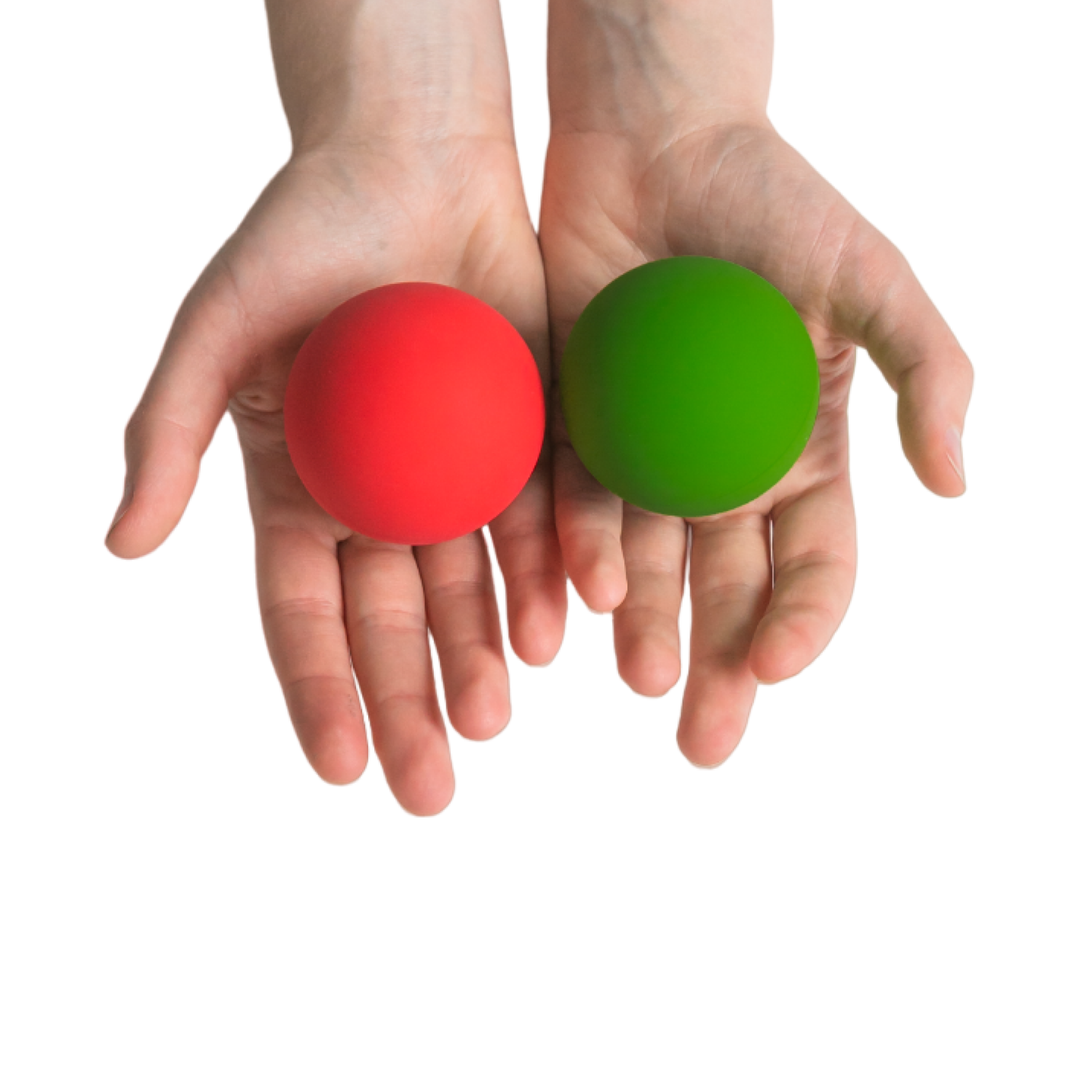 Кинезио мячи красный и зеленый Нейротренажеры.рф Для занятий на Доске Бильгоу - фото 1