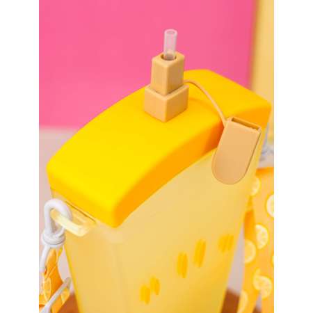 Бутылка для воды спортивная iLikeGift Slice orange yellow 320 мл