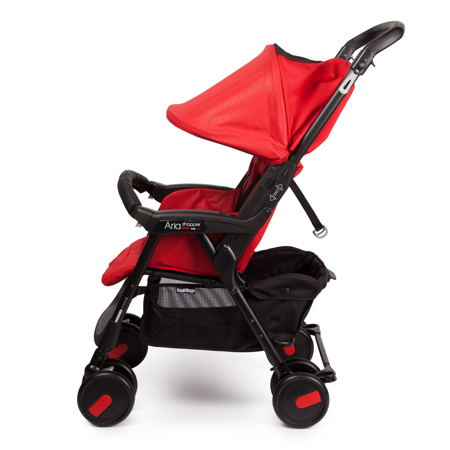 Прогулочная коляска Peg-Perego Aria Shopper Mod Red - фото 5