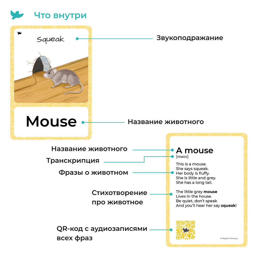 Обучающий набор Умница Система изучения английского языка в игровой форме 3в1 - фото 20