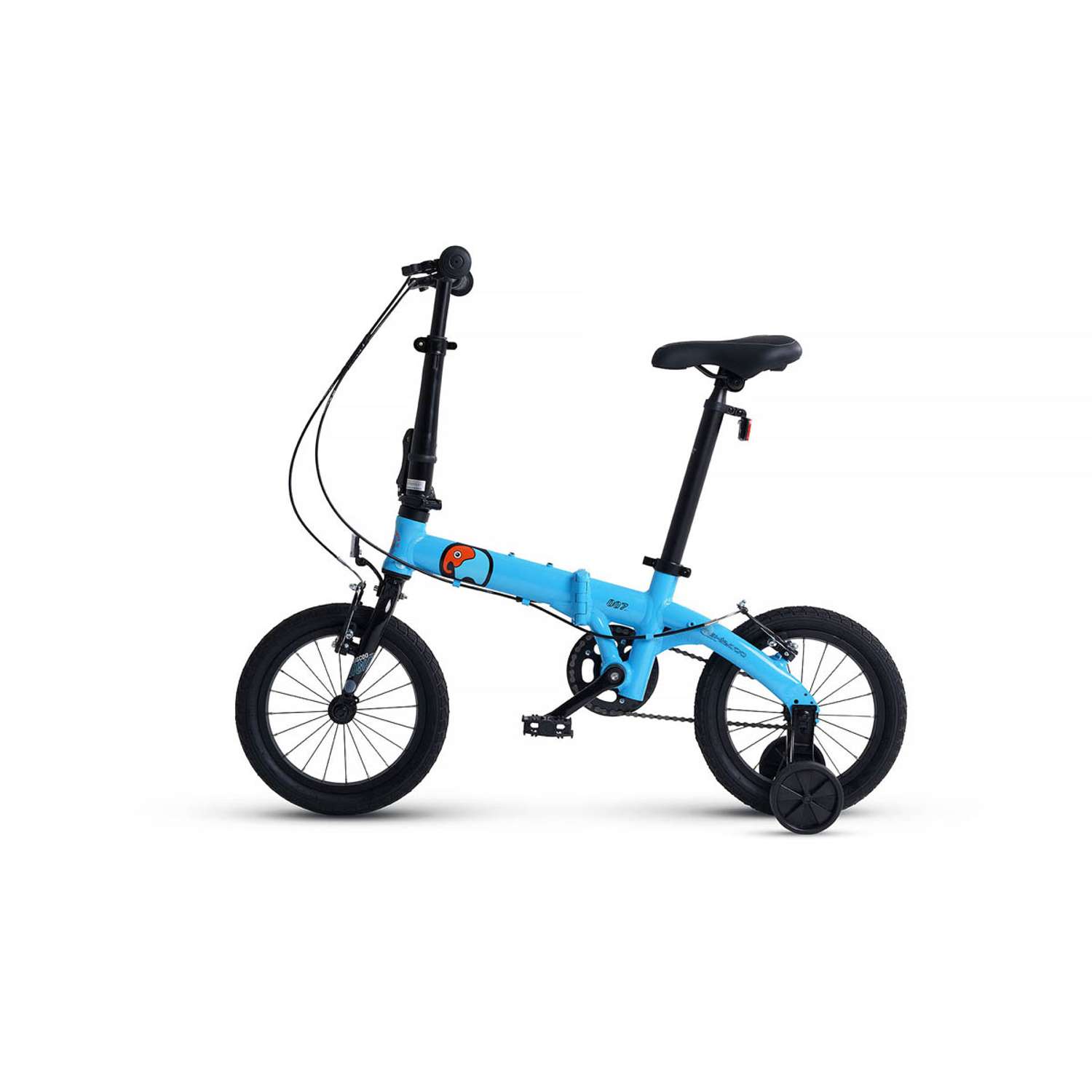 Велосипед Детский Складной Maxiscoo S007 стандарт 14 синий - фото 3