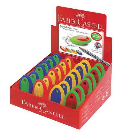 Ластик Faber Castell Oval в ассортименте 182330