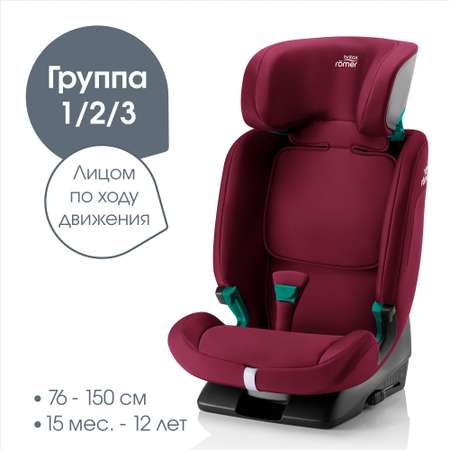 Автокресло Britax Roemer Evolvafix Burgundy Red