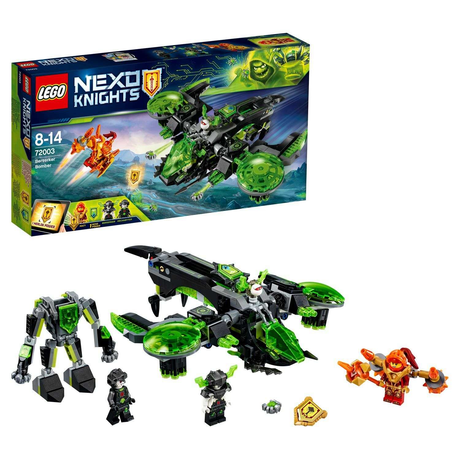 Конструктор LEGO Неистовый бомбардировщик Nexo Knights (72003) - фото 1