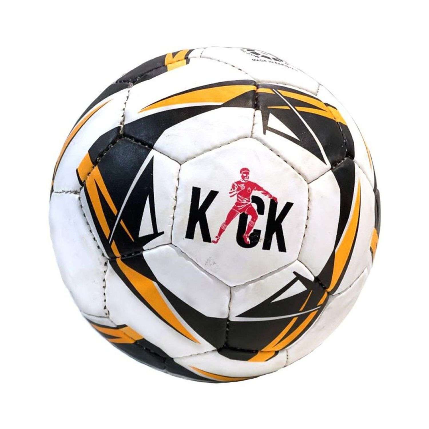 Футбольный мяч Uniglodis размер 5 оранжевый - фото 1