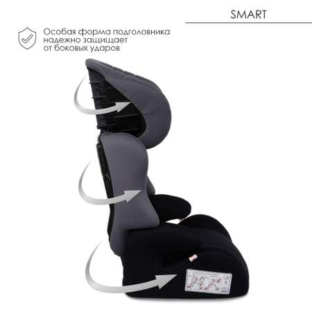 Автокресло Babyton Smart Grey 2/3 (15-36 кг)