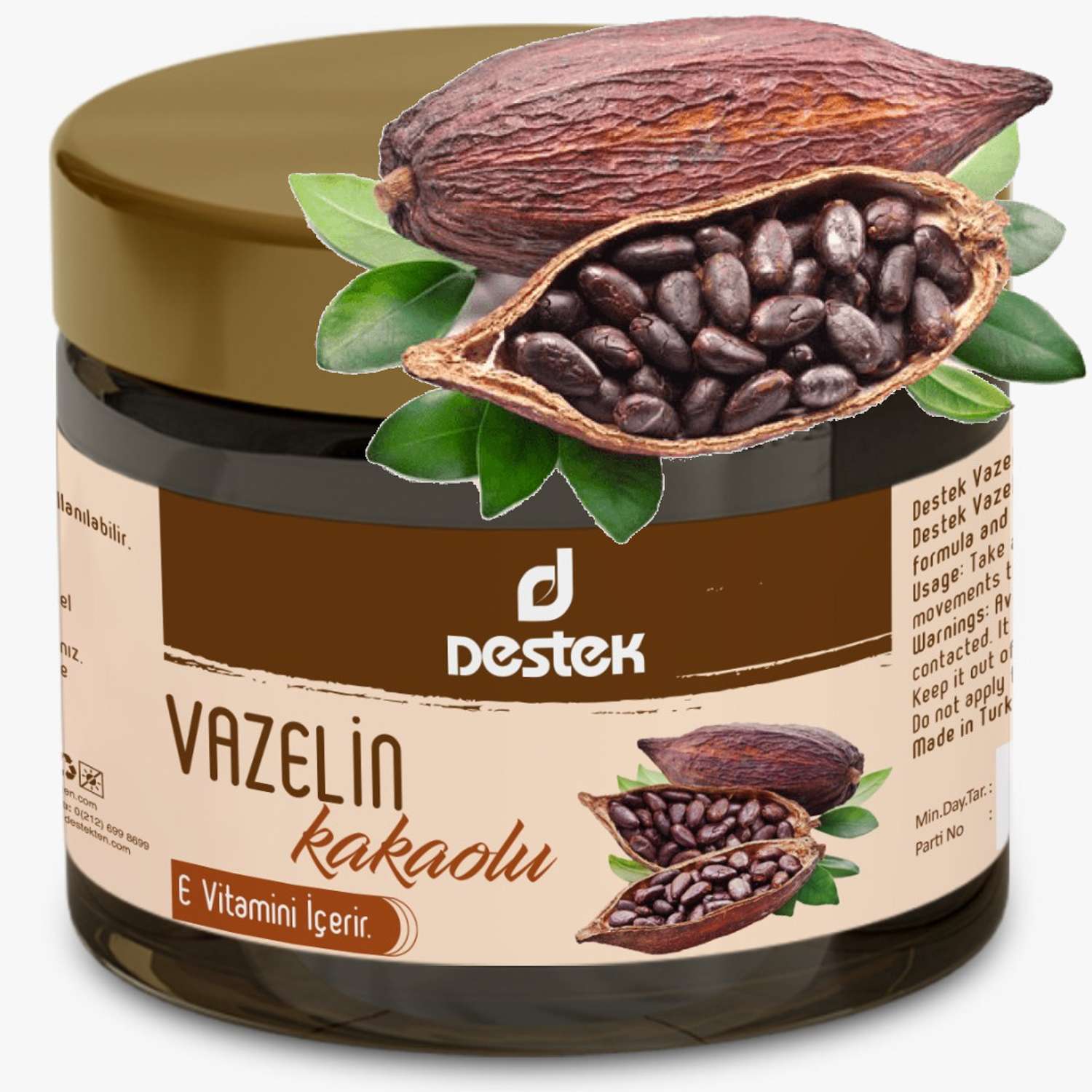 Крем-вазелин DESTEK Для тела какао - фото 2