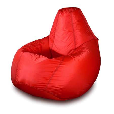 Кресло-мешок Пазитифчик Груша 130х85 см красный