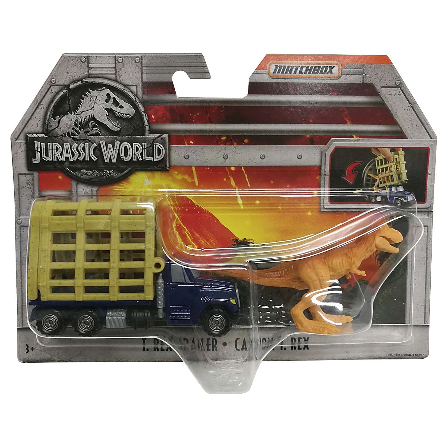 Игрушка Matchbox Jurassic World Транспортер для динозавров в ассортименте FMY31 - фото 7