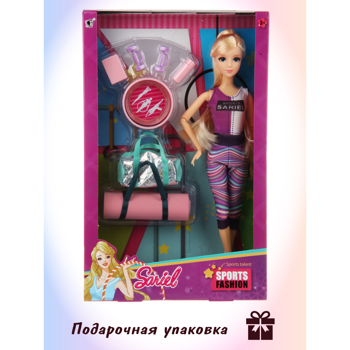 Кукла Барби шарнирная Veld Co Фитнес и йога 120079 - фото 2
