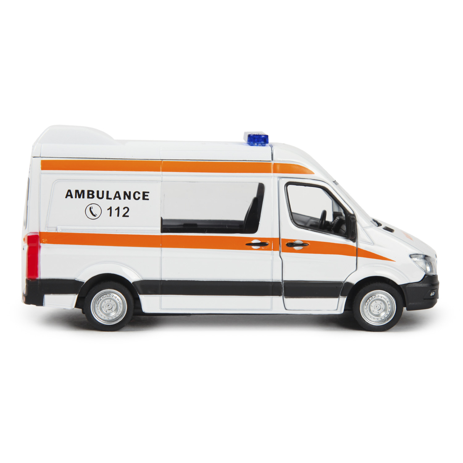 Скорая помощь Mobicaro Mercedes Sprinter Van 1:32 без механизмов 544024 - фото 4