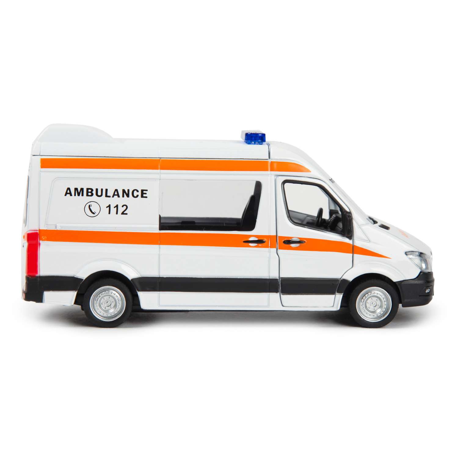 Скорая помощь Mobicaro Mercedes Sprinter Van 1:32 без механизмов 544024 - фото 4