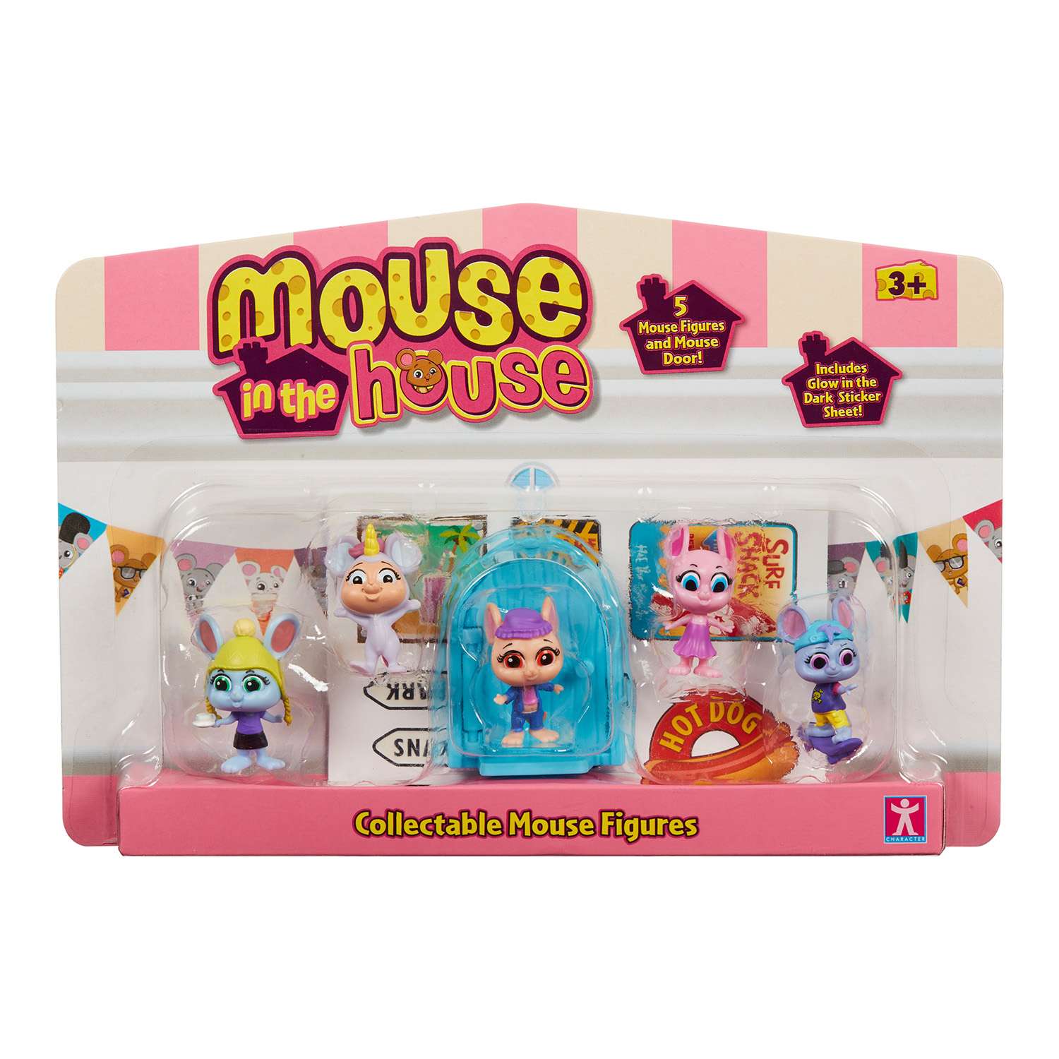 Набор игровой Mouse in the House Милли и мышки Синий 5в1 41725 - фото 1