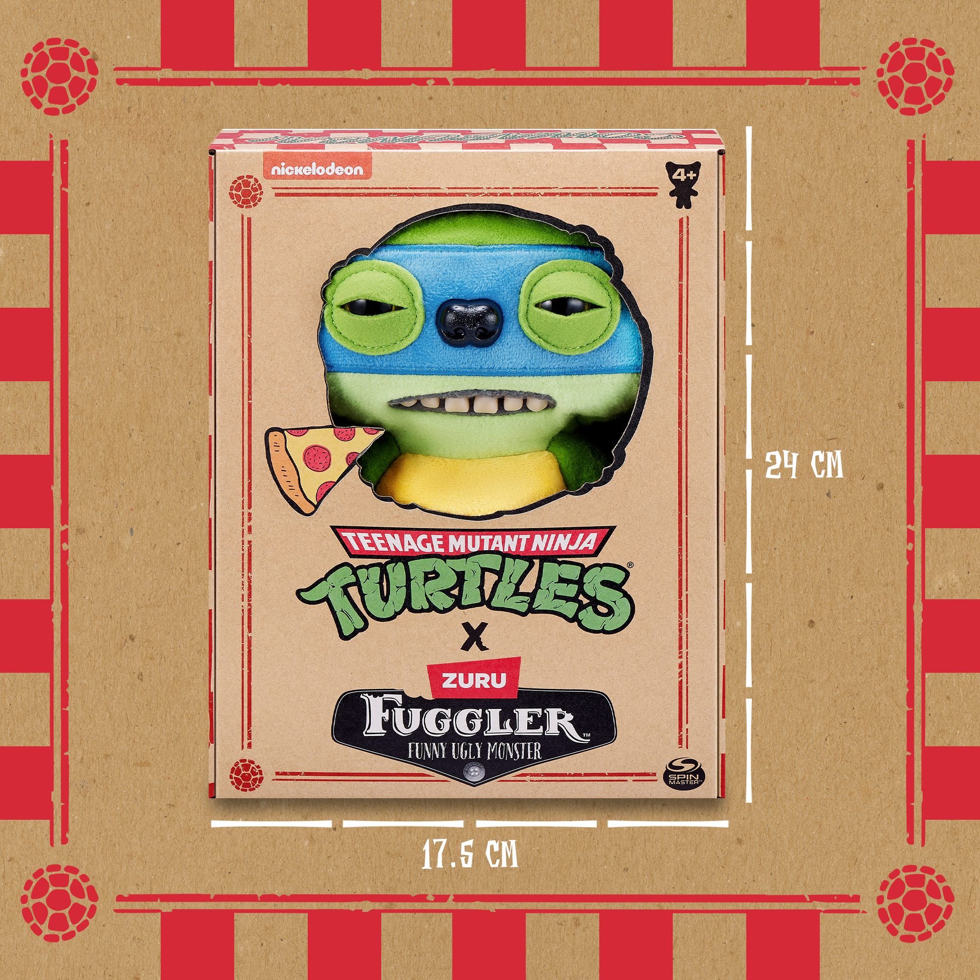 Игрушка мягкая FUGGLER Series 1 TMNT Леонардо 15707E - фото 3