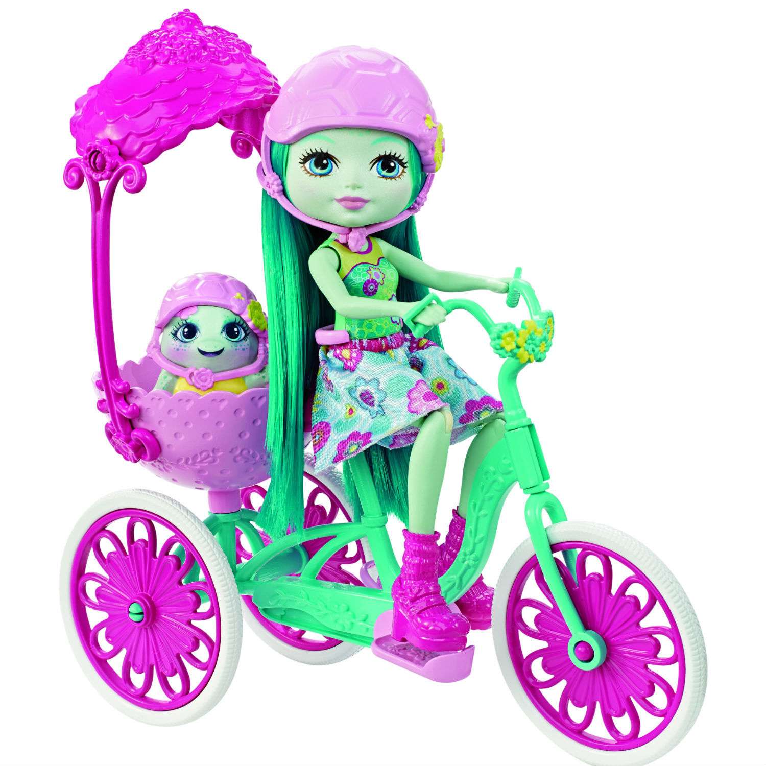 Кукла Enchantimals со зверушкой и транспортным средством (FCC65) FJH11 - фото 1