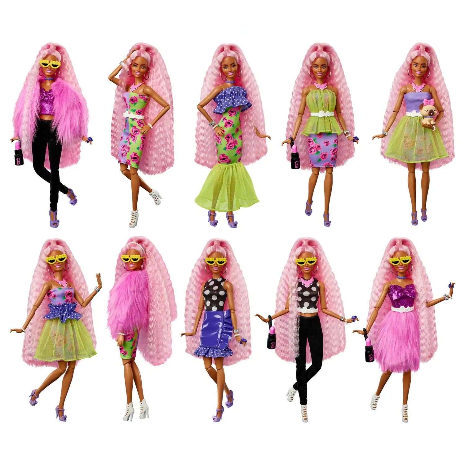 Кукла Barbie Экстра со светло-розовыми волосами HGR60 HGR60 - фото 3