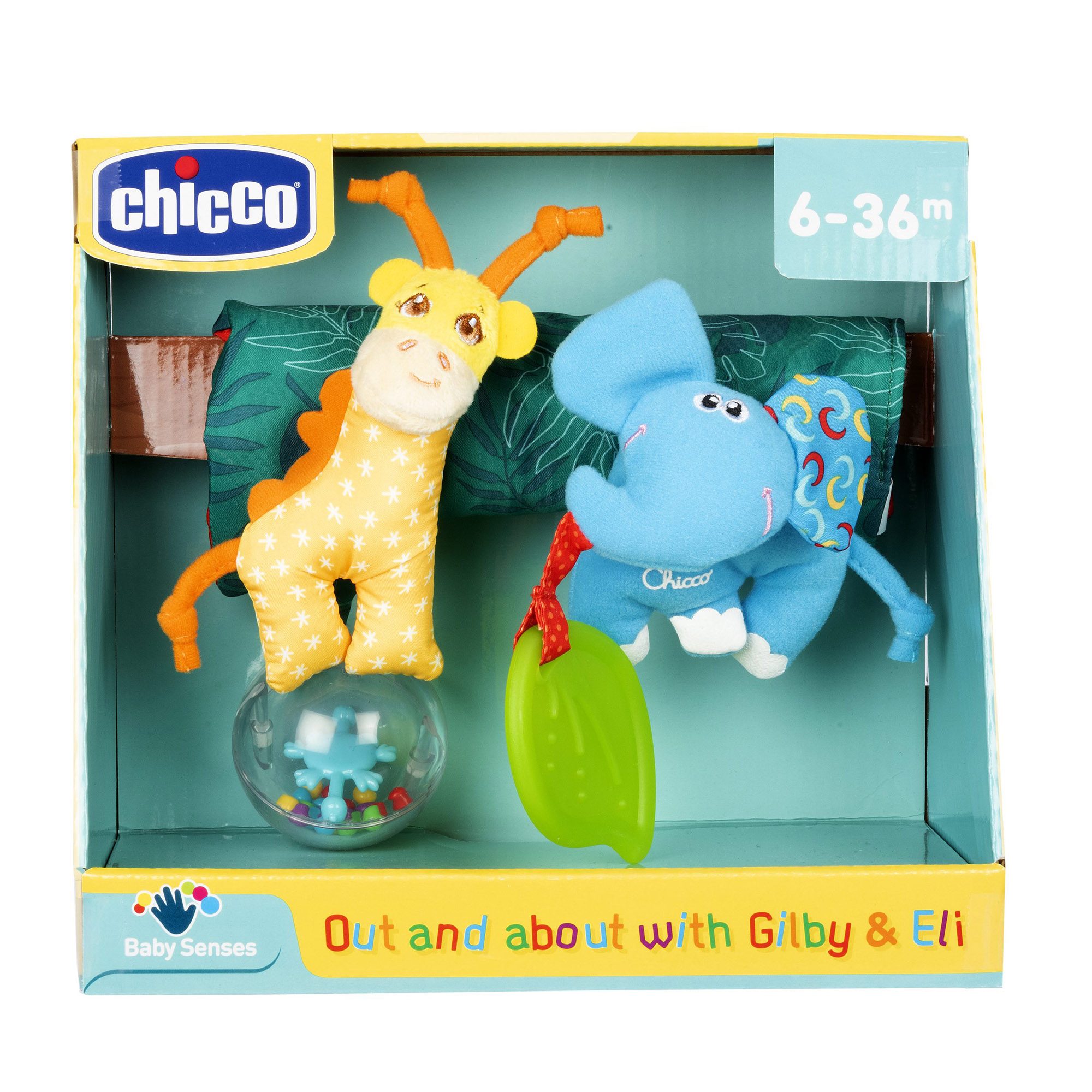 Игрушка CHICCO На коляску Жираф и Слоник - фото 2