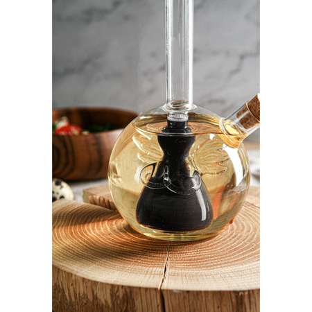 Бутыль Sima-Land стеклянная для соусов и масла 2 в 1 «Фьюжн. Ангел» 400/40 мл 11×9 5×18 см