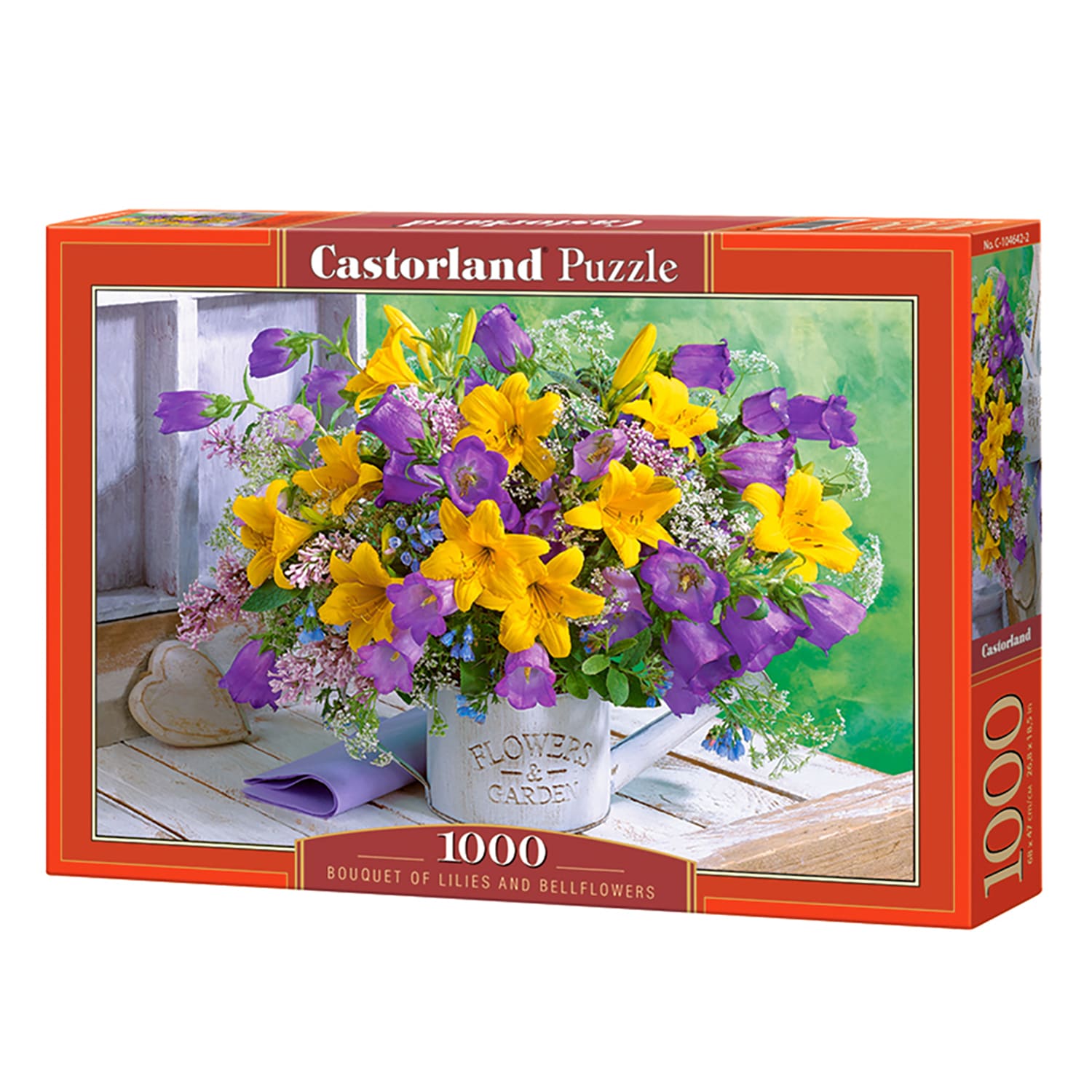 Пазл 1000 деталей Castorland Букет с лилиями и колокольчиками - фото 1