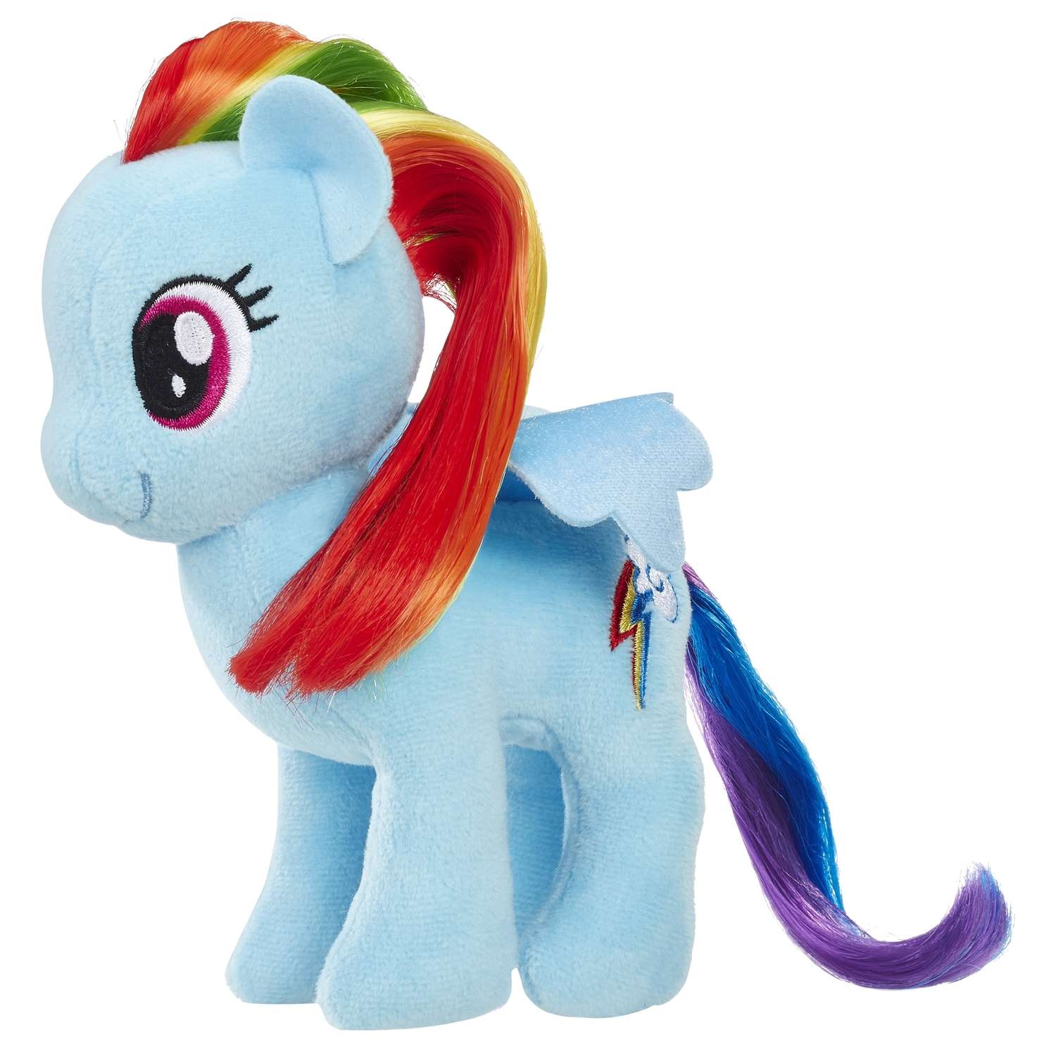 Игрушка мягкая My Little Pony Пони Рейнбоу Дэш с волосами E0432EU4 - фото 1