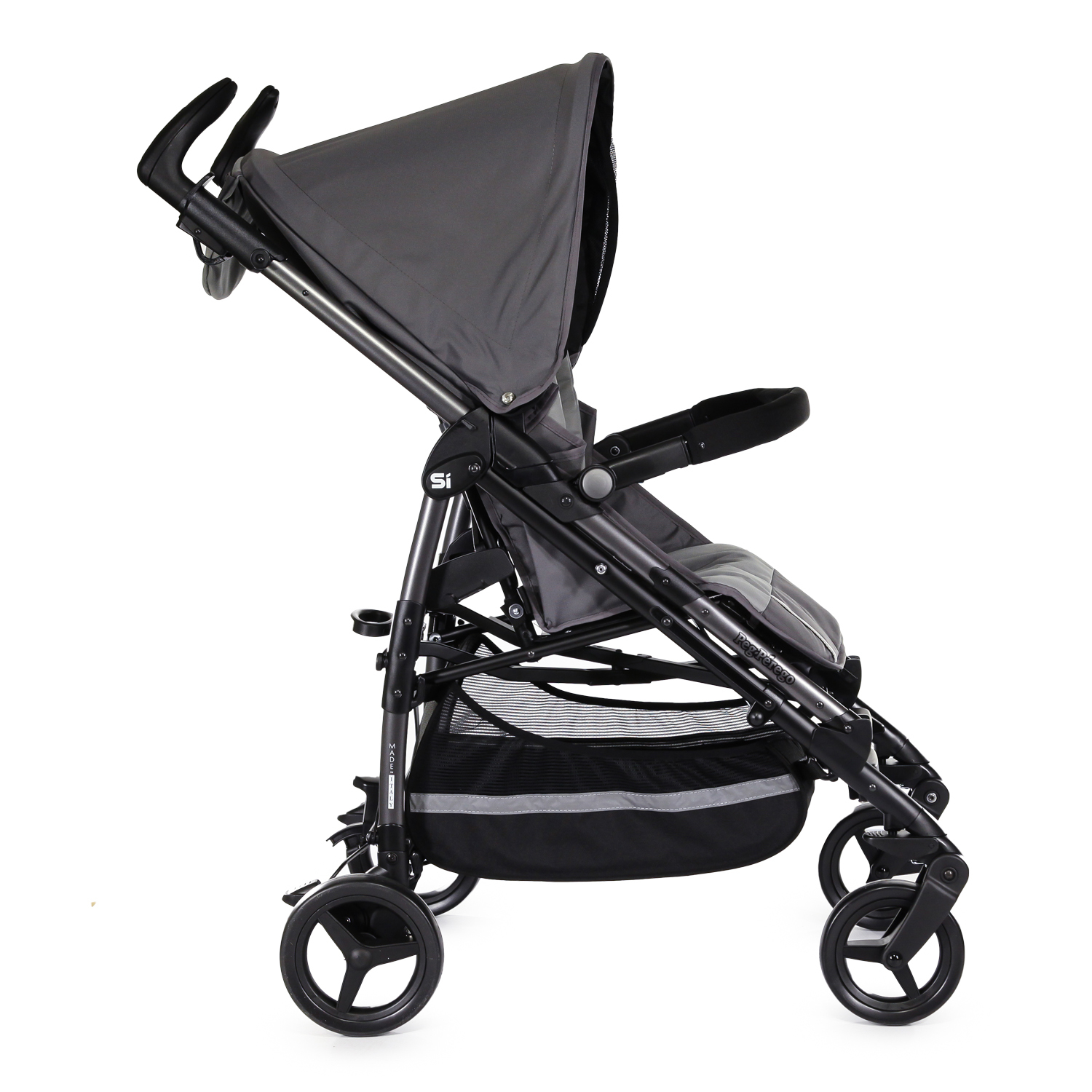 Коляска прогулочная Peg-Perego Si Classic Grey - фото 6