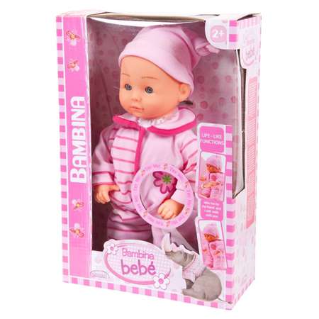 Кукла-пупс ABTOYS Bambina Bebe Первые шаги 33 см