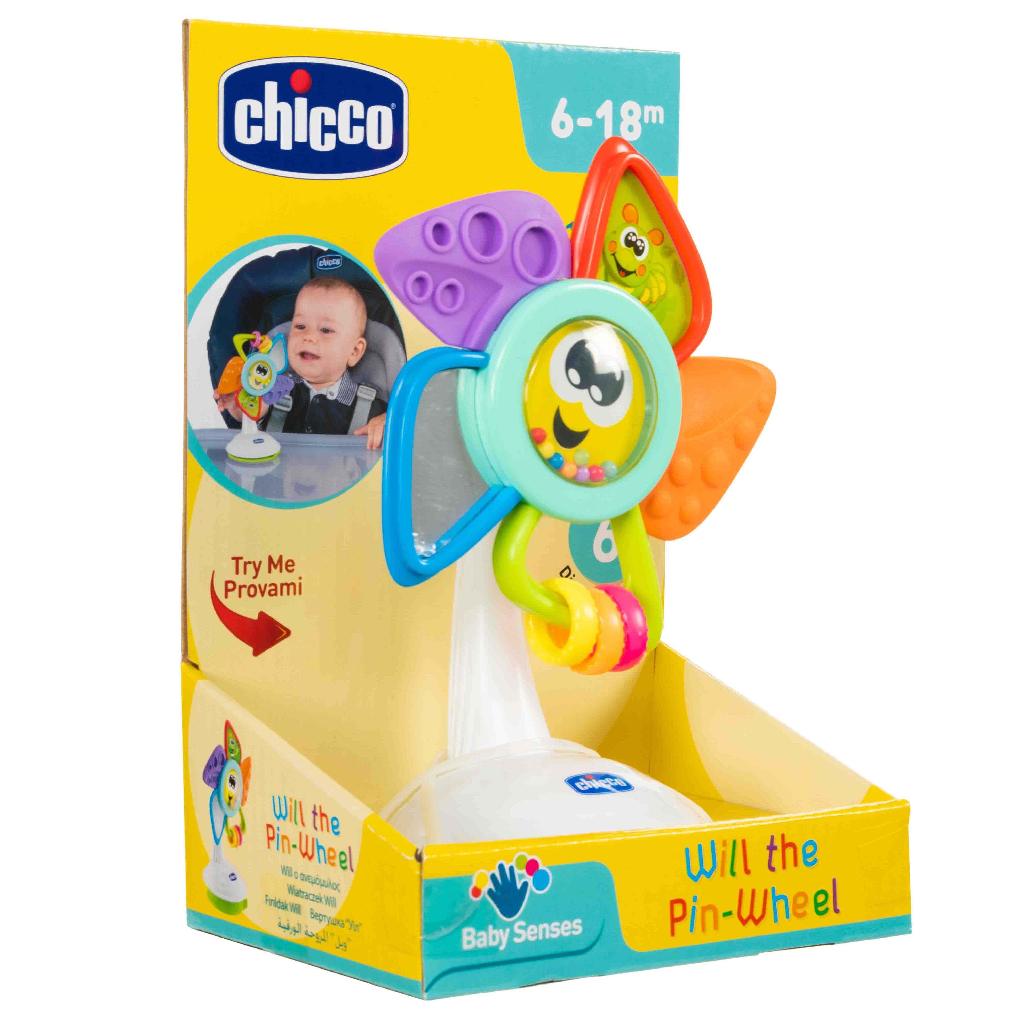 Игрушка развивающая Chicco Will the Pin-Wheel 00009710000000 купить по цене  1499 ₽ в интернет-магазине Детский мир