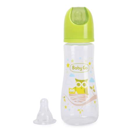 Бутылочка BabyGo 250мл Green Z-001