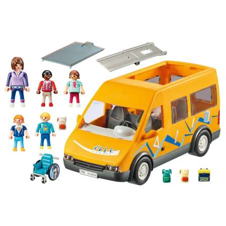 Конструктор Playmobil Школьный Фургон бассейн