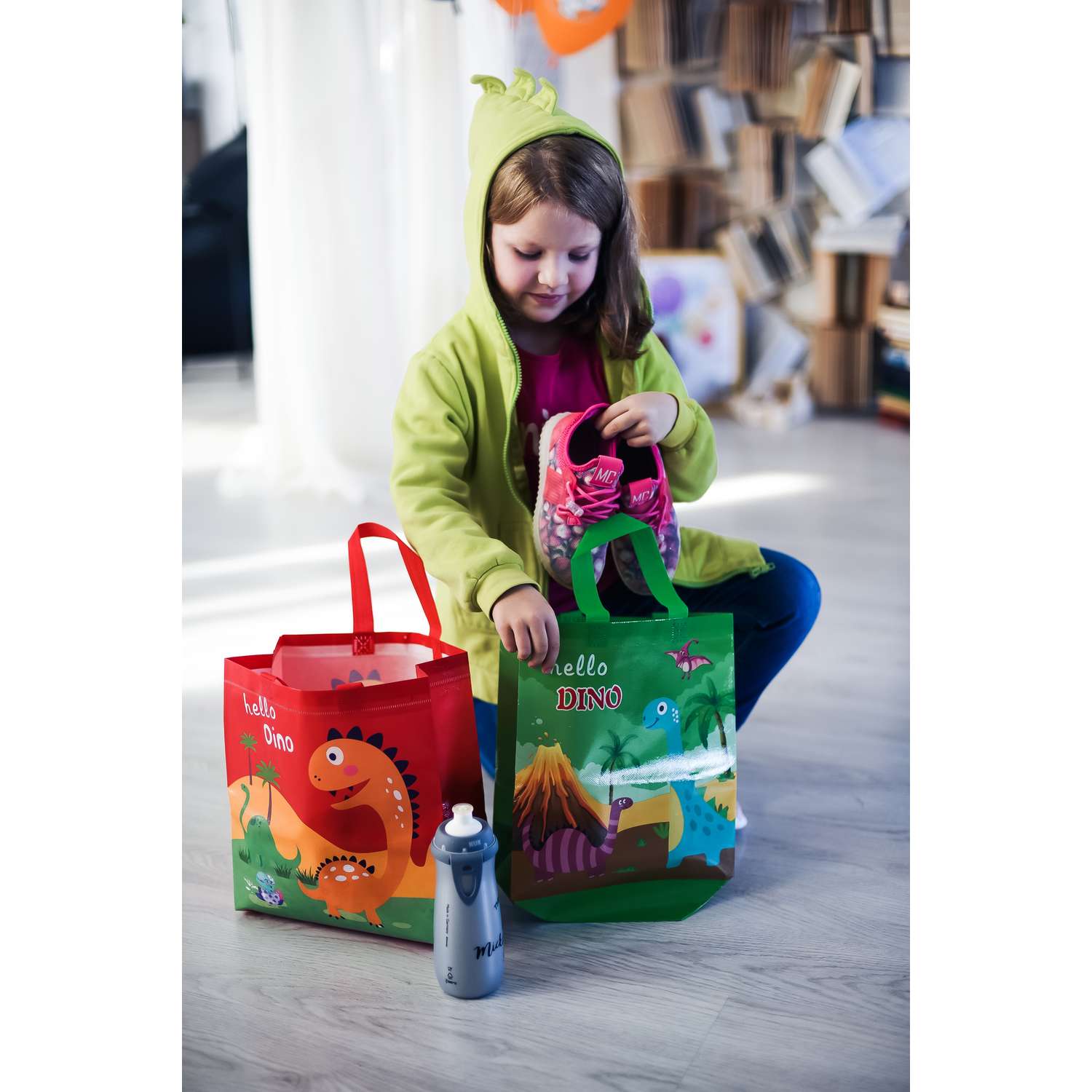 Подарочные пакеты для детей LATS 4 штуки День Рождения + динозавры - фото 10