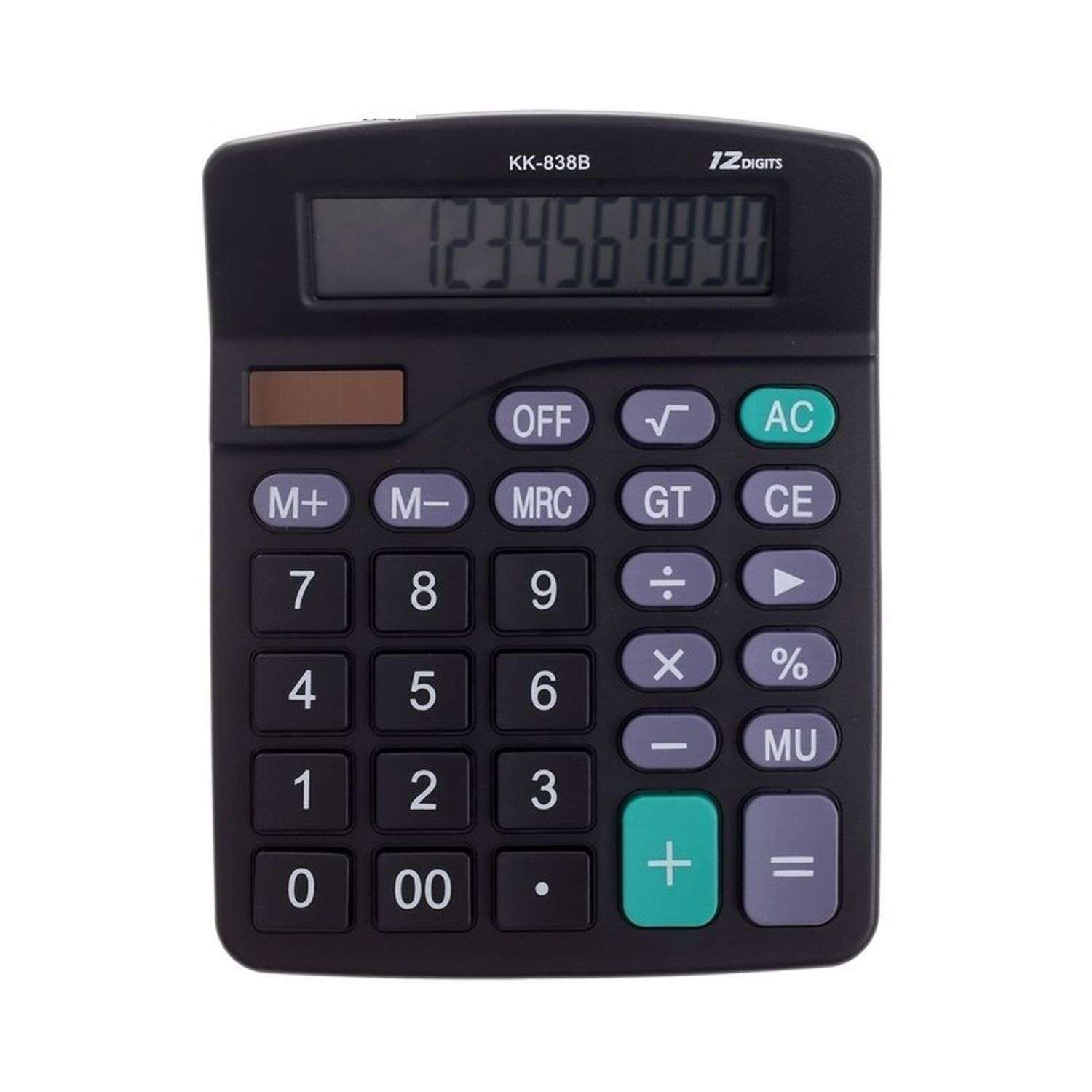 Калькулятор Rabizy Настольный 12 разрядный с двойным питанием - фото 1